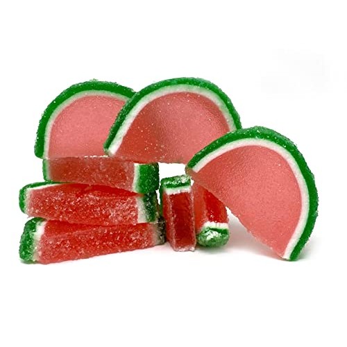 SweetGourmet Hand-Crafted Agar Watermelon Fruit Slices | 1 Pound