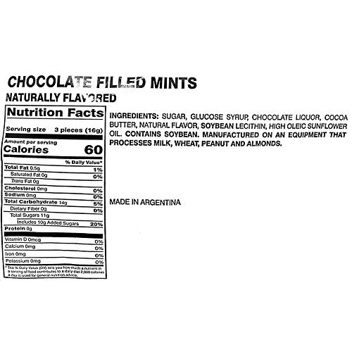 Sweetgourmet Premium Chocolate Filled Mints | Arcor Hard Candy |