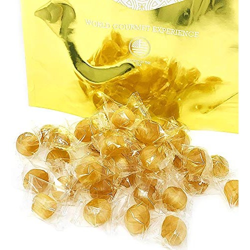 Sweetgourmet Wrapped Ginger Balls | Natural Hard Candy | 2 Pounds
