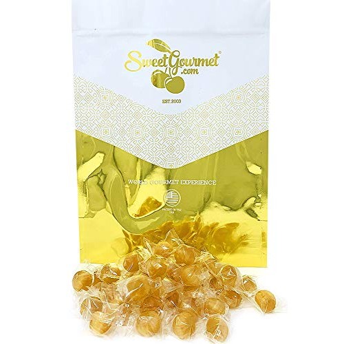 Sweetgourmet Wrapped Ginger Balls | Natural Hard Candy | 2 Pounds