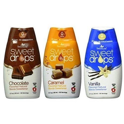 Sweetleaf Sweet Drops Liquid Stevia 3 Variety Pack