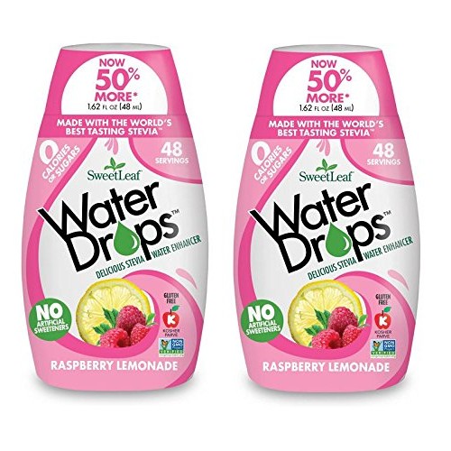Sweetleaf Stevia Natural Water Drops Raspberry Lemonade, 1.62 Ou