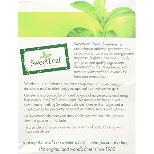 Sweetleaf Natural Stevia Sweetener, 70 Count