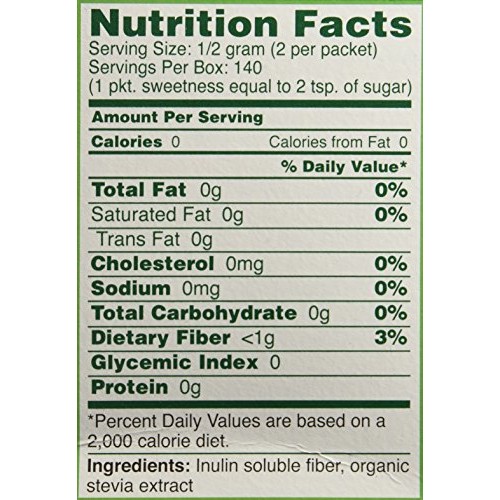 Sweetleaf Natural Stevia Sweetener, 70 Count