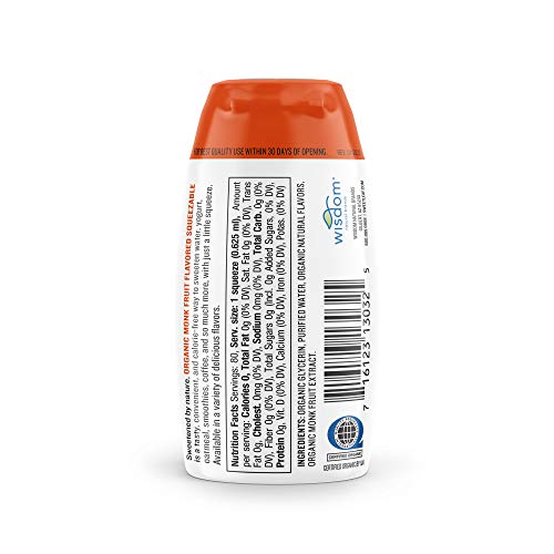 Sweetleaf Organic Monk Fruit Liquid Caramel Macchiato, 1.7 Oz