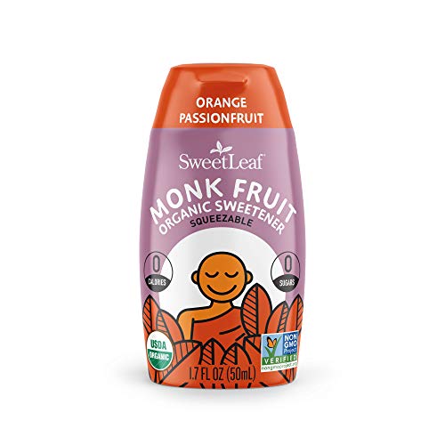 Sweetleaf Organic Monk Fruit Liquid, Water Enhancer, Orange Pass