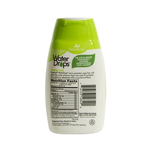 Sweetleaf Stevia Natural Water Drops Lemon Lime, 1.62 Ounce Pac
