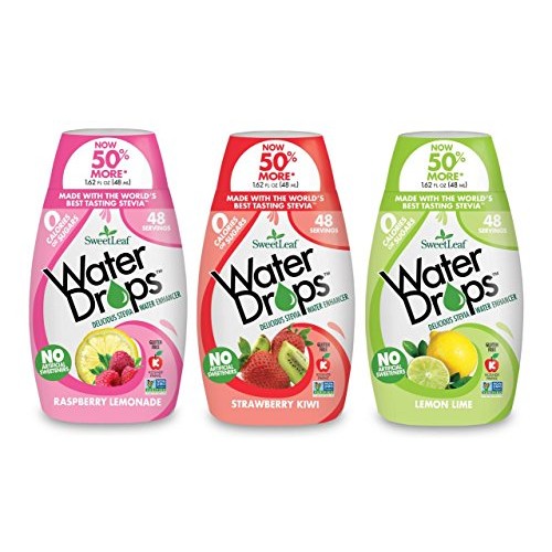 Sweetleaf Stevia Natural Water Drops Variety Pack With Raspberry