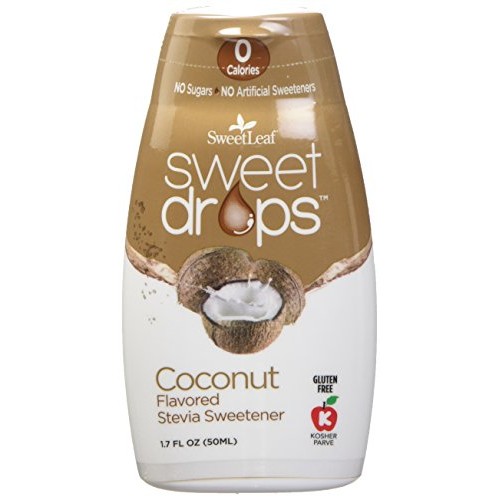 Sweetleaf Sweet Drops Liquid Stevia Sweetener Coconut, Pack Of 2