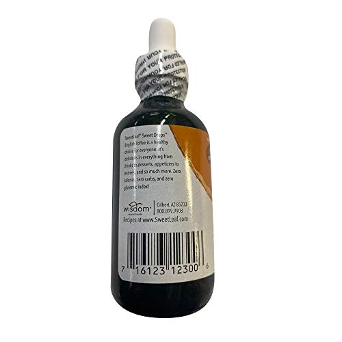 Sweetleaf Sweet Drops Liquid Stevia Sweetener English Toffee, 2