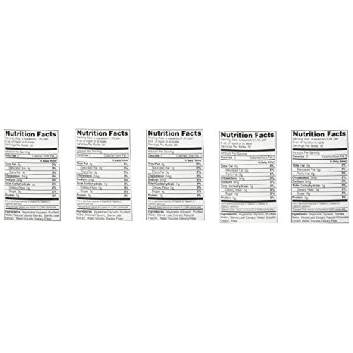 Sweetleaf Sweet Drops Liquid Stevia Variety 5 Pack 1.7 Fl. Oz Each