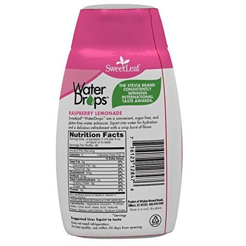 Sweetleaf Water Drops 1.62 Fl.Oz. 3 Pack Raspberry Lemonade