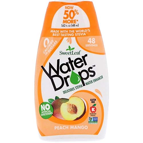 Sweetleaf Water Drops, Peach Mango, 1.62 Fl Oz Pack Of 1