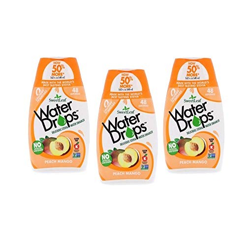 Sweetleaf Water Drops Peach Mango, 1.62 Fl Oz Pack Of 3