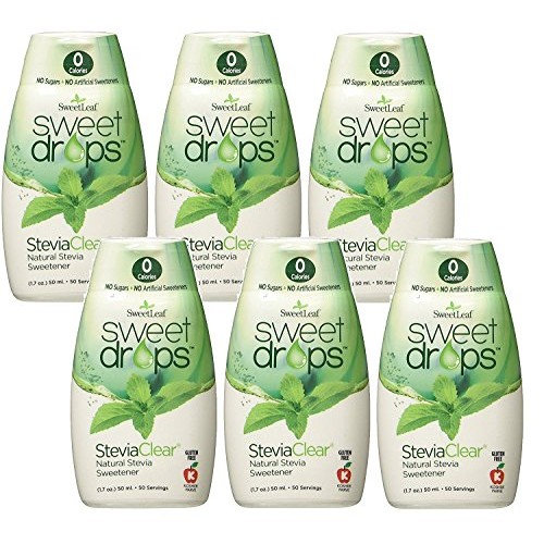 Wisdom Sweetleaf Sweet Drops Clear 1.7 Fl.Oz 6 Pack