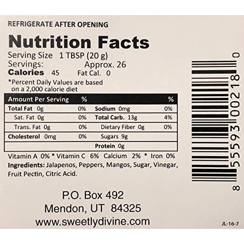 Sweetly Divine Hot Pepper Jelly Mango Jalapeno