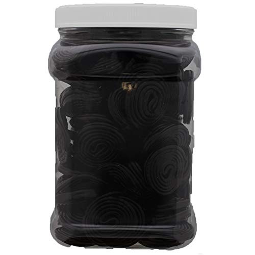 Broadway Black Licorice Rolls 3 Pound - Custom Black Bulk Licori
