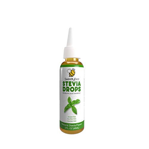 Sweetlybee Liquid Stevia Drops Natural Stevia Flavor 2 Fl Oz /6