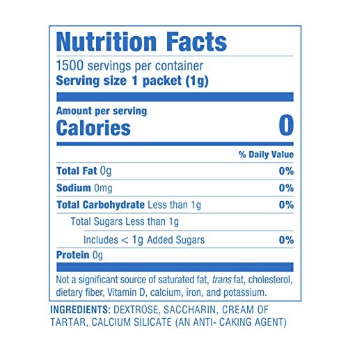 Sweet &Amp; Low Sugar Substitute Case Of 1500