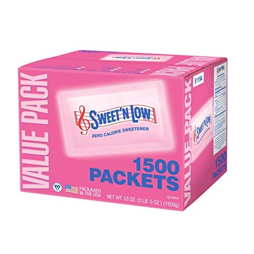 Sweet &Amp; Low Sugar Substitute Case Of 1500