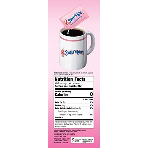 Sweetn Low Sweetener, 400 Count Packets