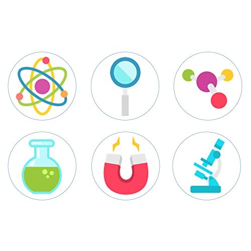 Mad Scientist Science Edible Cupcake Toppers Decoration