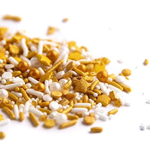 Sweets Indeed Sprinklefett Gold Sprinkle Mix - Gluten-Free Gold