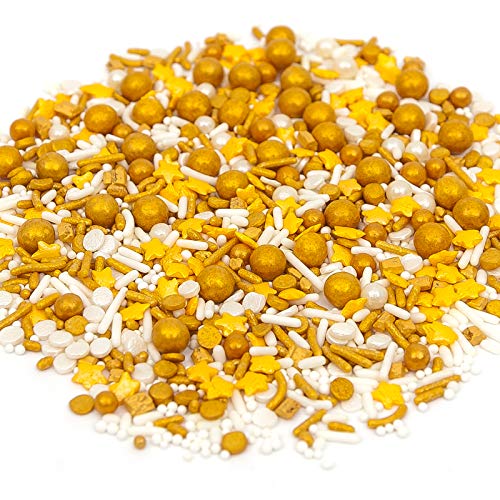 Sweets Indeed Sprinklefett Gold Sprinkle Mix - Gluten-Free Gold