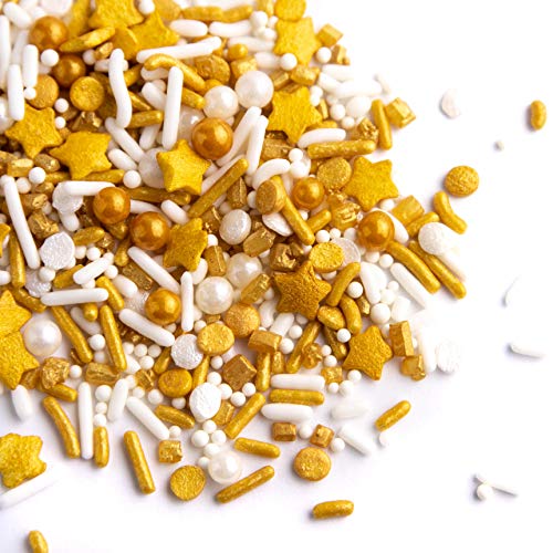 Sweets Indeed Sprinklefett Gold Sprinkle Mix - Gluten-Free Gold