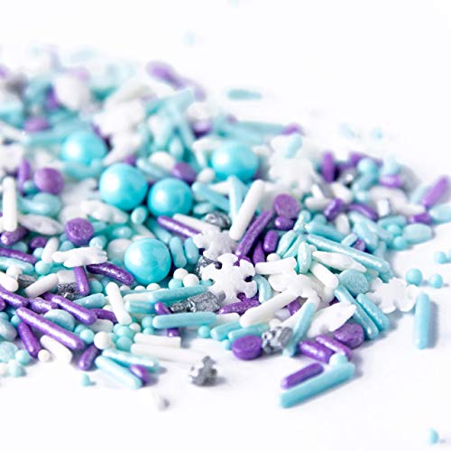 Sweets Indeed Sprinklefetti Frozen Sprinkle Mix - Snowflakes - B