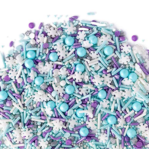 Sweets Indeed Sprinklefetti Frozen Sprinkle Mix - Snowflakes - B