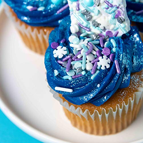 Sweets Indeed Sprinklefetti Frozen Sprinkle Mix - Snowflakes - B
