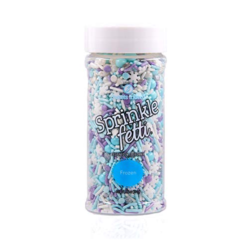 Sweets Indeed Sprinklefetti Frozen Sprinkle Mix - Snowflakes - B