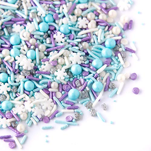 Sweets Indeed Sprinklefetti Frozen Sprinkle Mix - Snowflakes - B