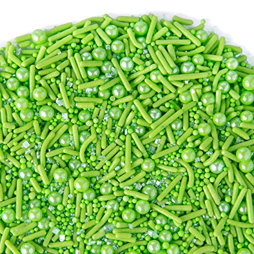 Sweets Indeed Sprinklefetti Green Sprinkle Mix - Gluten-Free Col