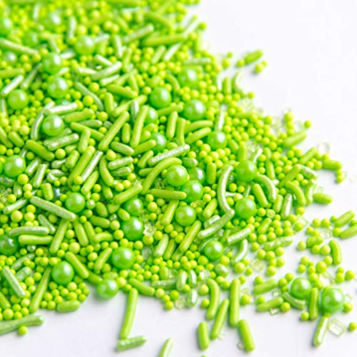 Sweets Indeed Sprinklefetti Green Sprinkle Mix - Gluten-Free Col