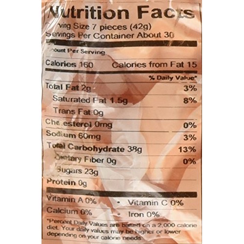 Sweets Peach Salt Water Taffy 3 Pound