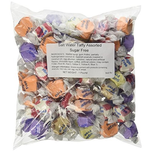 Sugar Free Assorted Salt Water Taffy 1Lb By Sweets