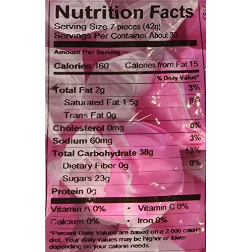 Sweets Salt Water Taffy, Pink Strawberry, 3 Pound