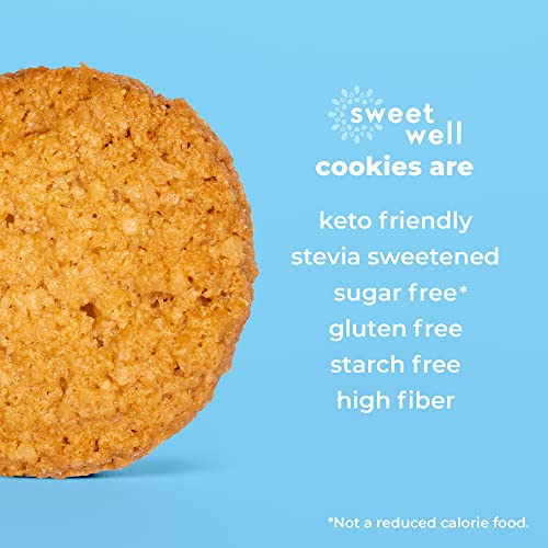 Sweetwell Coconut Cookies, Sugar-Free, Keto-Friendly Snack With