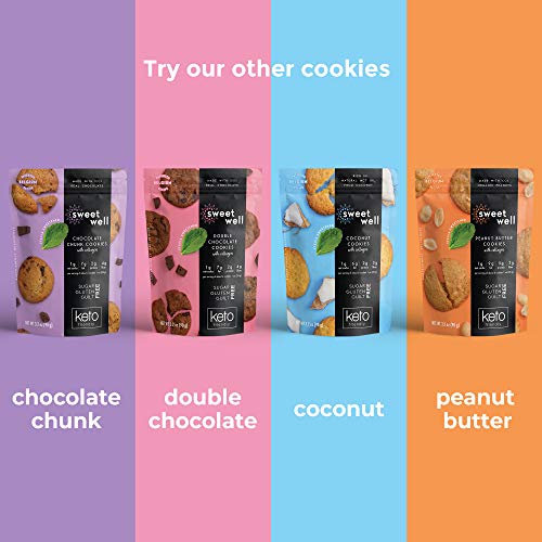 Sweetwell Coconut Cookies, Sugar-Free, Keto-Friendly Snack With