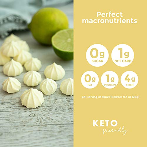 Sweetwell Sugar-Free Lemon-Lime Meringue Cookies, Stevia-Sweeten