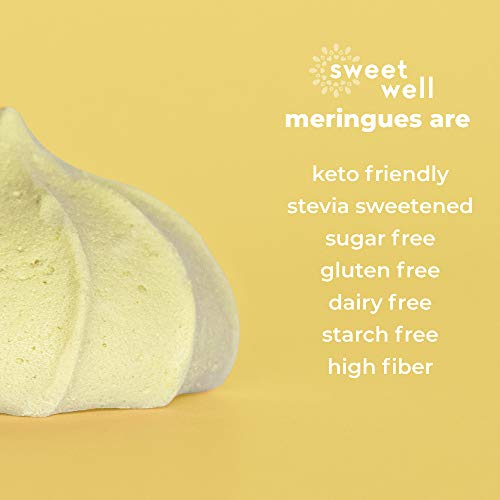 Sweetwell Sugar-Free Lemon-Lime Meringue Cookies, Stevia-Sweeten