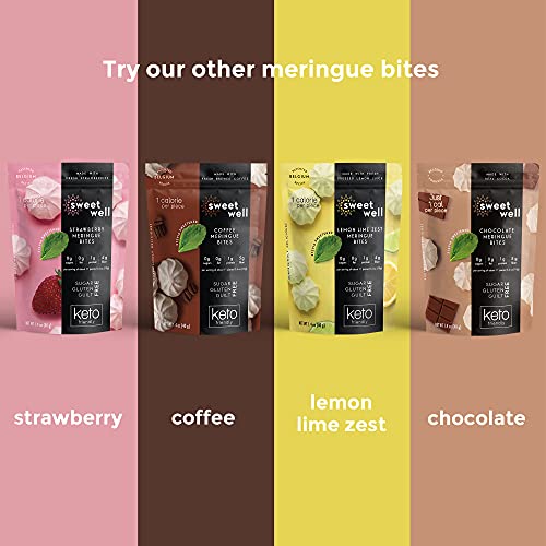 Sweetwell Sugar-Free Lemon-Lime Meringue Cookies, Stevia-Sweeten