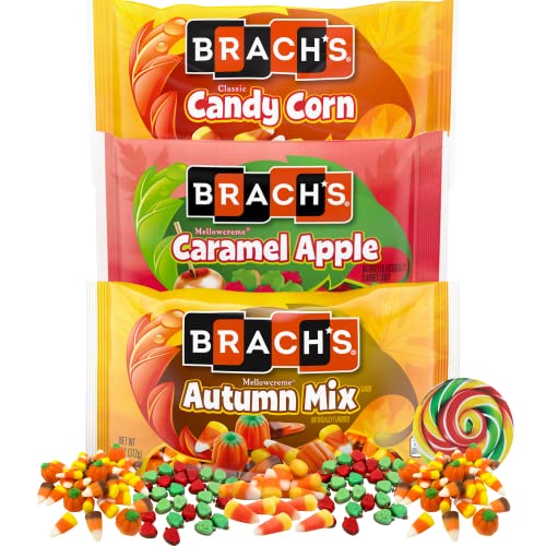 2023 Bulk Mellocreme Candies Assortment, Pack of 3 Autumn Mix