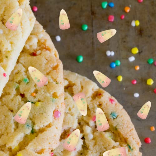 Funfetti Candy Corn, Pastel Pink and Blue Hard Shell with Chewy ...