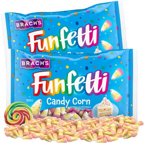 Funfetti Candy Corn, Pastel Pink and Blue Hard Shell with Chewy ...