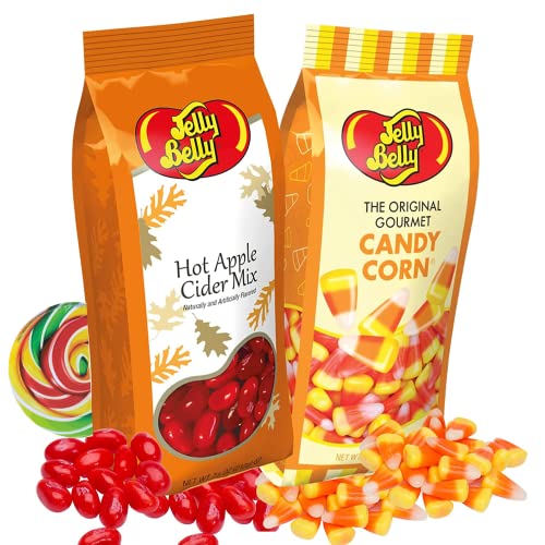 Hot Apple Cider Jelly Beans and Candy Corn Mix, Shareable Gluten...