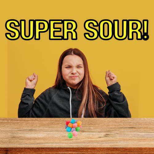 Warheads Chewy Cubes Sour Candy, Assorted Fruit Flavored Chews,