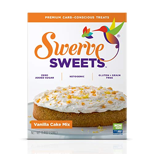 Swerve Sweets, Vanilla Cake Mix, 11.4 Ounces